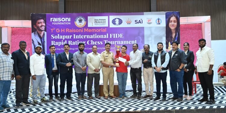 जीएच रायसोनी मेमोरियल चषक : पश्चिम बंगालचा श्रीजीत पॉल खुल्या गटात विजेता