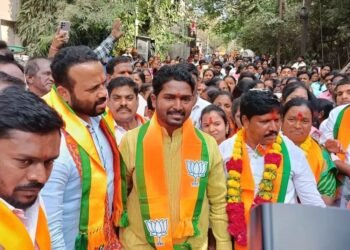 राष्ट्रवादी काँग्रेस अजित पवार पक्षाच्या उमेदवाराचा भाजपात प्रवेश