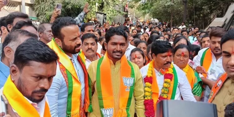 राष्ट्रवादी काँग्रेस अजित पवार पक्षाच्या उमेदवाराचा भाजपात प्रवेश