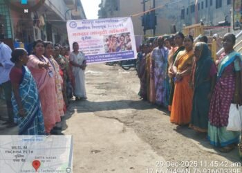 सर्जनशील माध्यमातून मतदान जनजागृती;  एनयूएलएम अंतर्गत महिला बचत गटांचा सक्रिय सहभाग