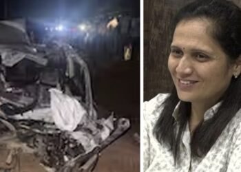 कोल्हापूर अँटी करप्शन ब्युरो DYSP वैष्णवी पाटील यांच्या इनोव्हा कारला भीषण अपघात; दोघांचा मृत्यू