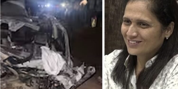 कोल्हापूर अँटी करप्शन ब्युरो DYSP वैष्णवी पाटील यांच्या इनोव्हा कारला भीषण अपघात; दोघांचा मृत्यू