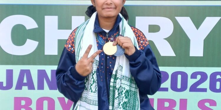 राष्ट्रीय शालेय क्रीडा स्पर्धेत प्रगती शिंदेची सुवर्णकामगिरी; आर्चरी प्रकारात पुणे विभागाची खेळाडू ठरली अव्वल