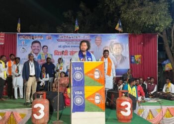 जिल्हा परिषद निवडणुकीसाठी वंचितचे रणशिंग; वैजापूरच्या सभेत सुजात आंबेडकरांचे परिवर्तनाचे आवाहन