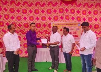 सोलापूर महानगरपालिकेत शिवजयंती निमित्त रक्तदान शिबिर उत्साहात